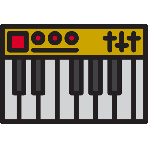 ピアノ xnimrodx Lineal Color icon