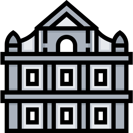 マカオの聖ポール天主堂 Meticulous Lineal Color icon