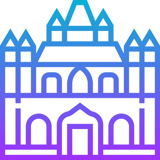 kathedrale von burgos Meticulous Gradient icon