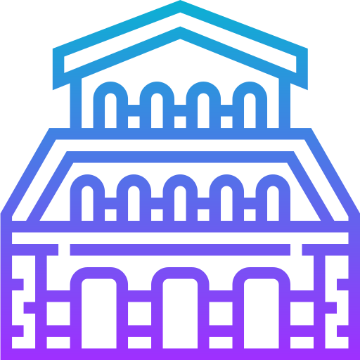 kathedraal van pisa Meticulous Gradient icoon