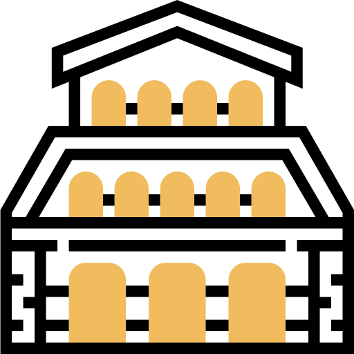 kathedraal van pisa Meticulous Yellow shadow icoon