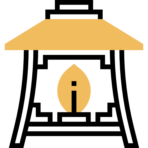 Lamp Meticulous Yellow shadow icon
