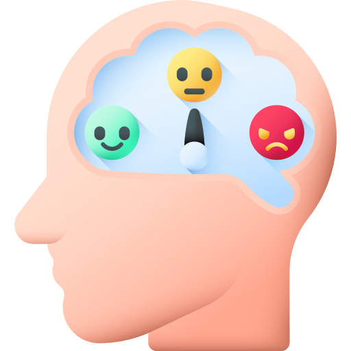 感情的知性 3D Color icon