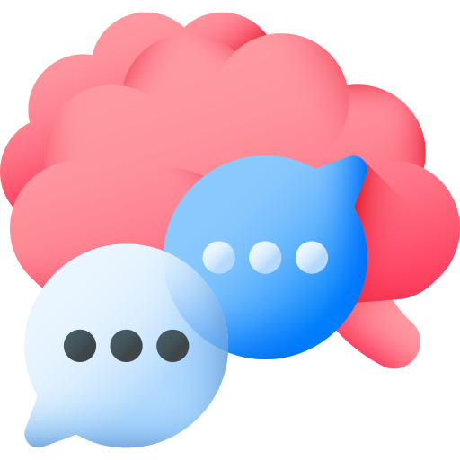 conversation 3D Color Icône