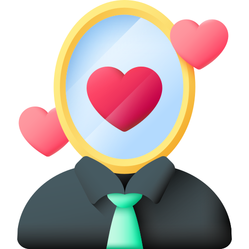 Narcissism 3D Color icon