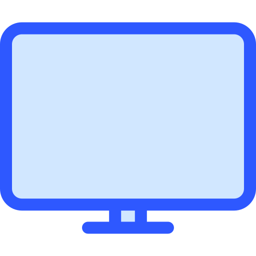 monitor Generic color lineal-color icono