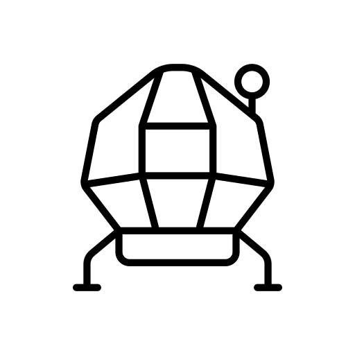 mondfähre Generic black outline icon