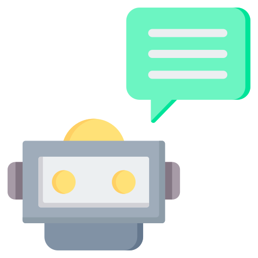 Chatbot Generic color fill icon
