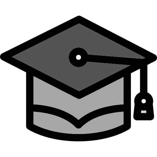 czapka absolwenta Generic color lineal-color ikona