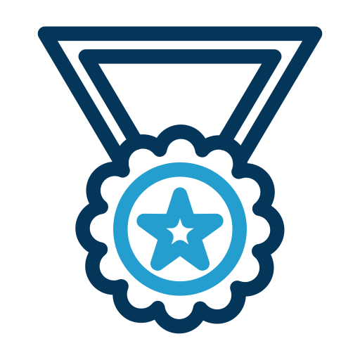 Medal Generic color outline icon