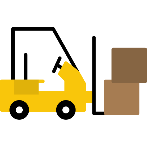 Lift truck Generic color fill icon