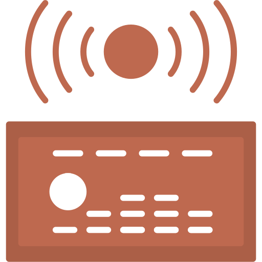 音響システム Generic color fill icon