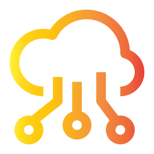 cloud-server Generic gradient outline icoon
