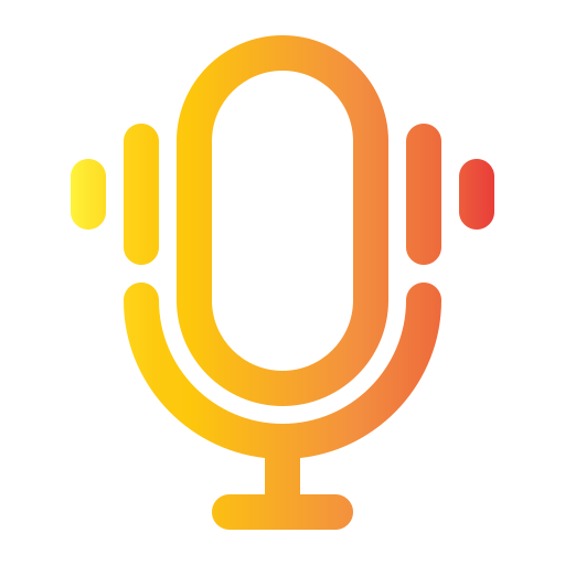 podcast Generic gradient outline icona
