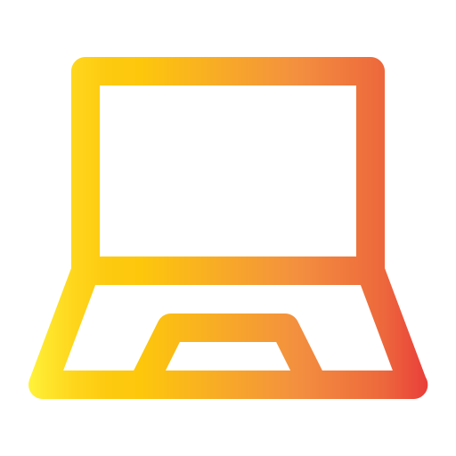 laptop Generic gradient outline icoon