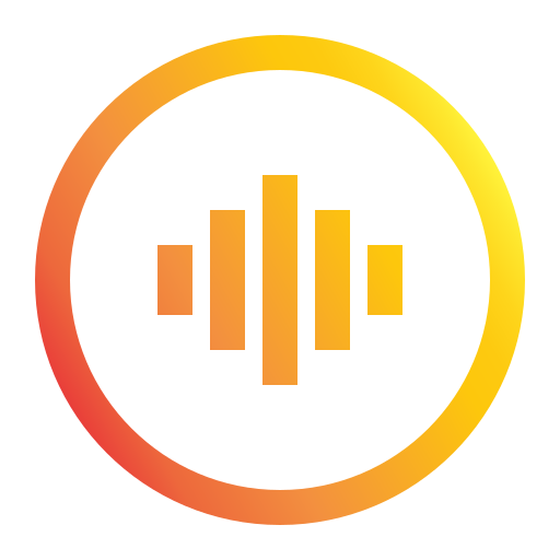soundbar Generic gradient outline icon