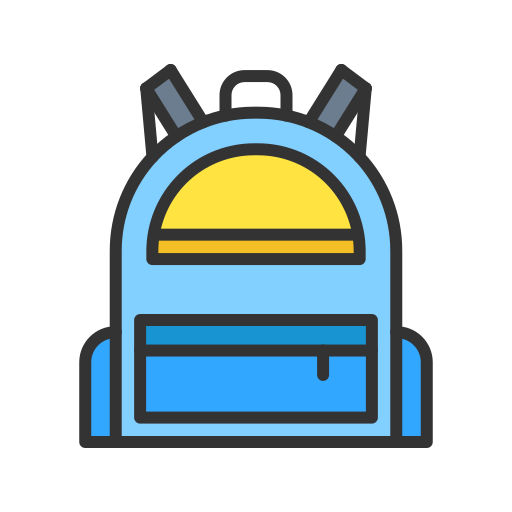 Backpack Generic color lineal-color icon