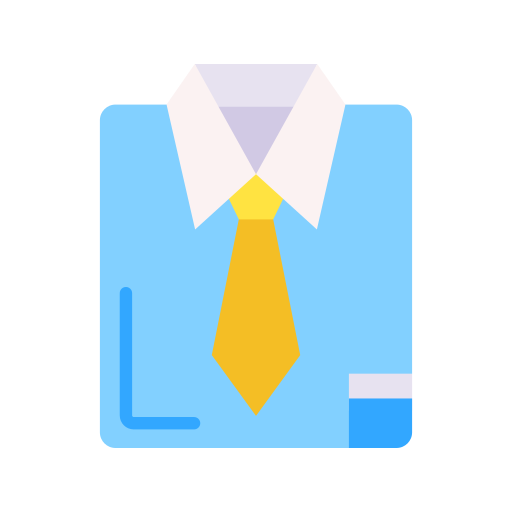 Formal shirt Generic color fill icon