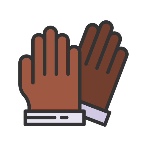 Кожаные перчатки Generic color lineal-color иконка