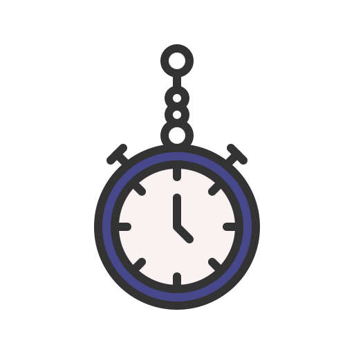 orologio da tasca Generic color lineal-color icona