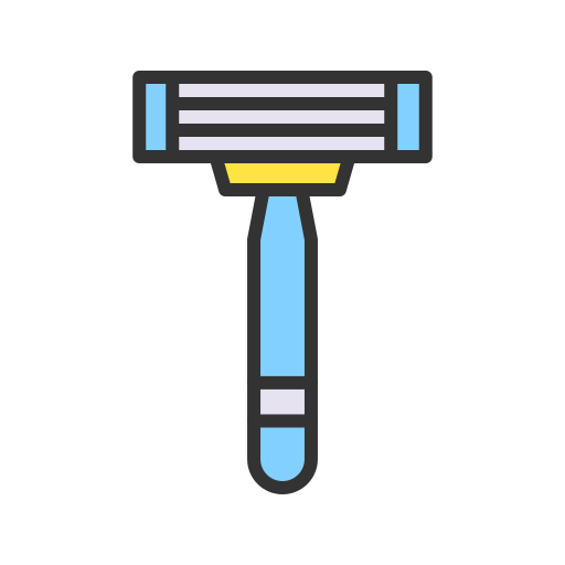 Shaving blade Generic color lineal-color icon