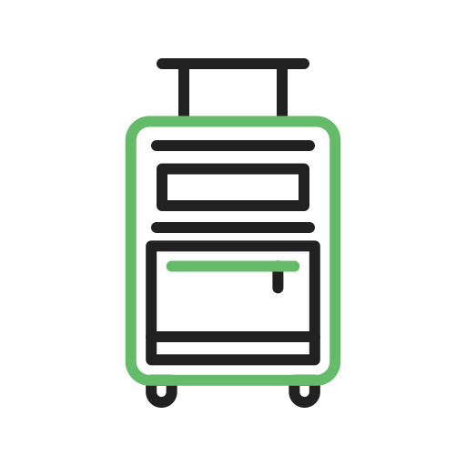 Suitcase Generic color outline icon