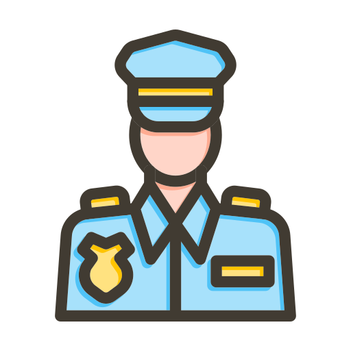 Police officer Generic color lineal-color icon