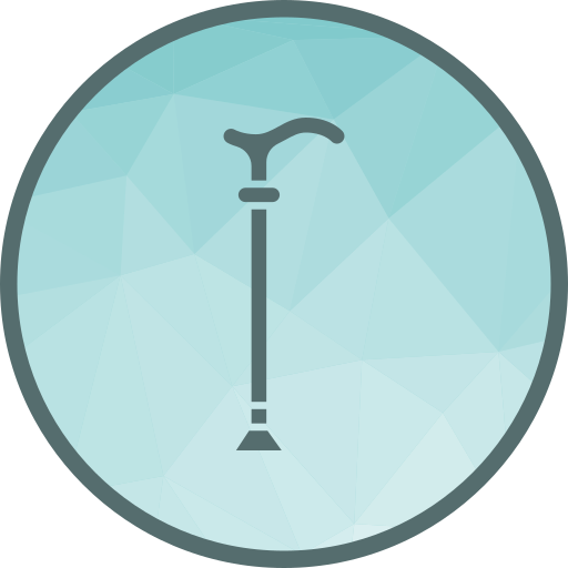 Walking stick Generic color fill icon