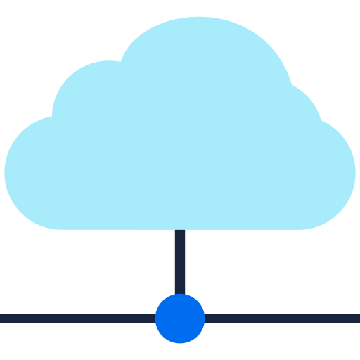 cloud computing Generic color fill icoon