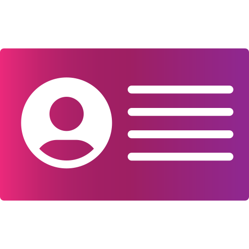 Id card Generic gradient fill icon