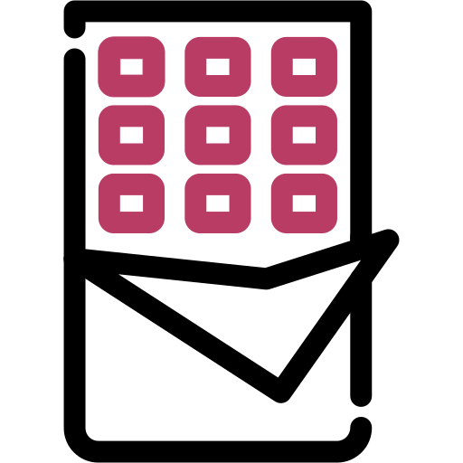 tabliczka czekolady Generic color outline ikona