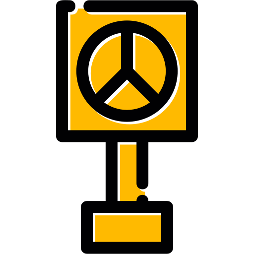 平和主義 Generic color lineal-color icon