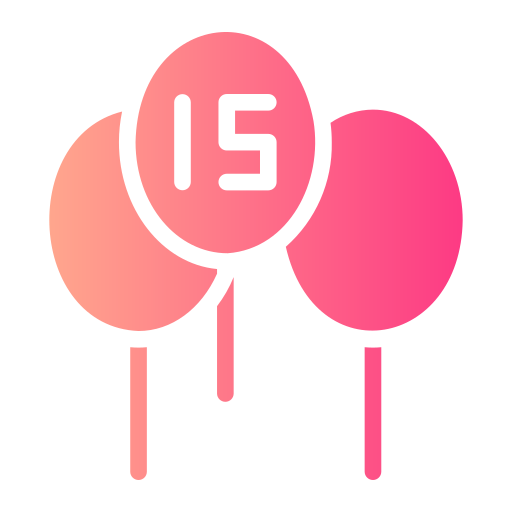 Balloons Generic gradient fill icon