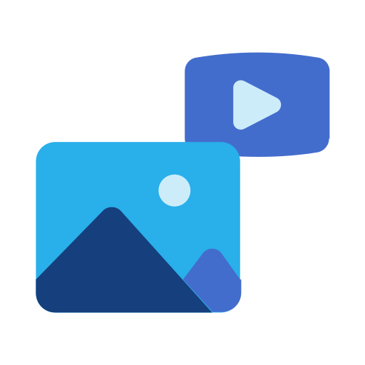 Photo and video Generic color fill icon
