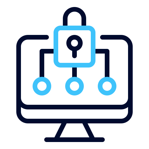 Cyber security Generic color outline icon