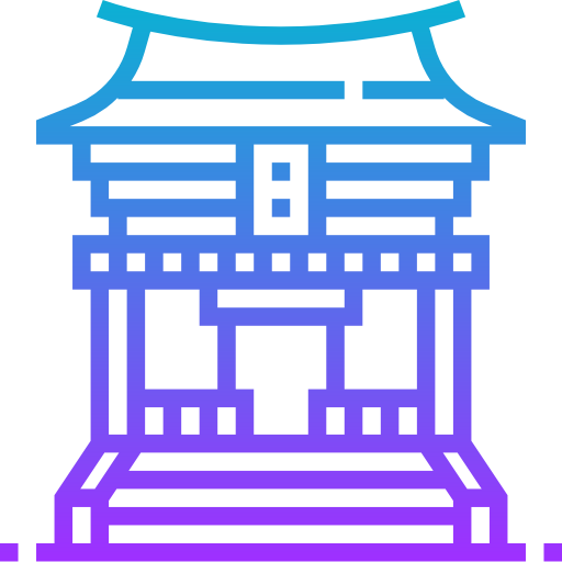神社 Meticulous Gradient icon