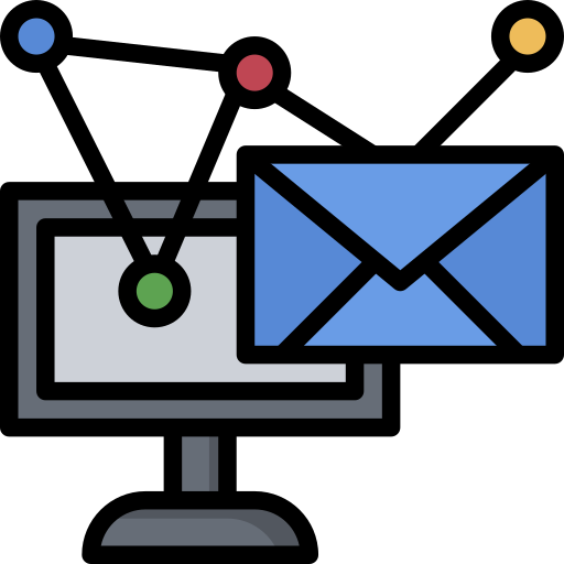 Emails Surang Lineal Color icon