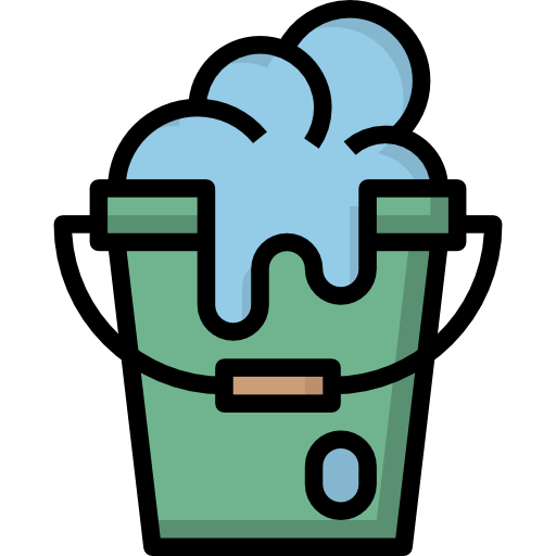 Bucket Surang Lineal Color icon