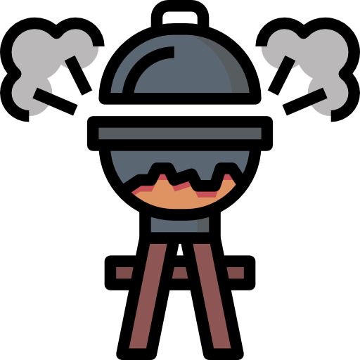 Bbq Surang Lineal Color icon