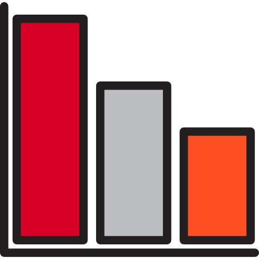 grafico a barre xnimrodx Lineal Color icona