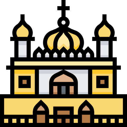 Золотой храм Meticulous Lineal Color иконка