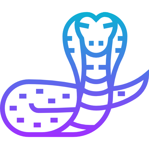 kobra królewska Meticulous Gradient ikona
