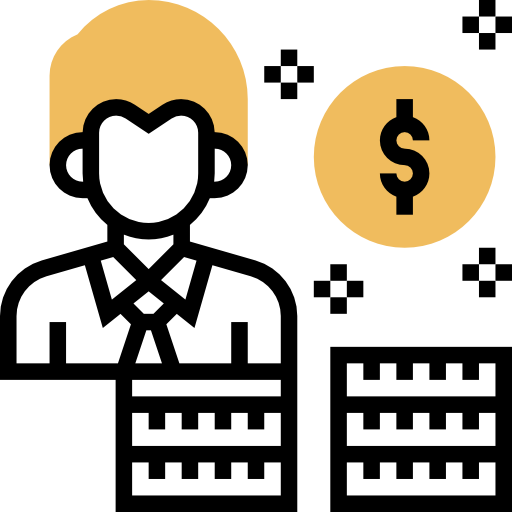 Salary Meticulous Yellow shadow icon