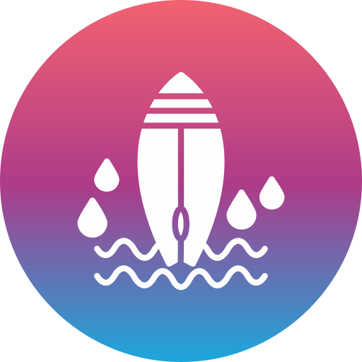 Surfing Generic gradient fill icon