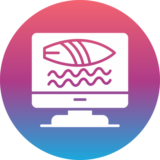 Surfing Generic gradient fill icon