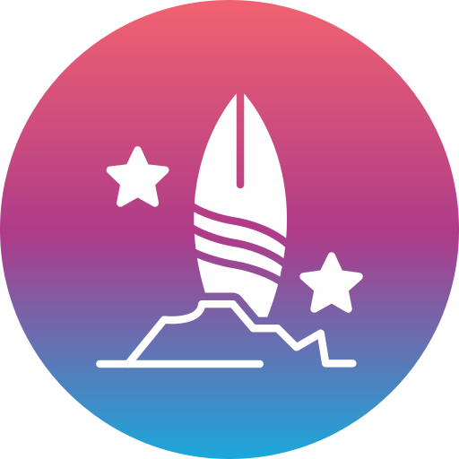 Surfboard Generic gradient fill icon