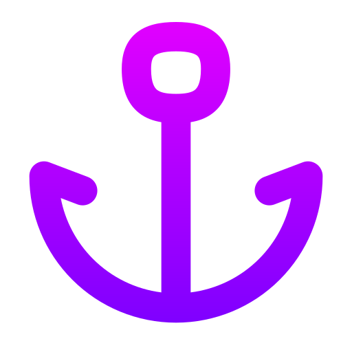 Anchor Generic gradient outline icon