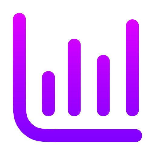 staafdiagram Generic gradient outline icoon