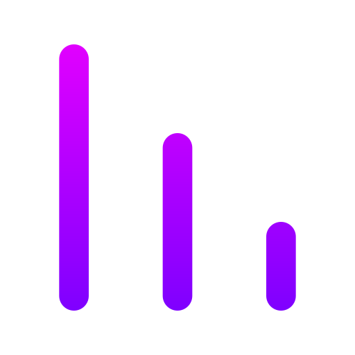 막대 차트 Generic gradient outline icon