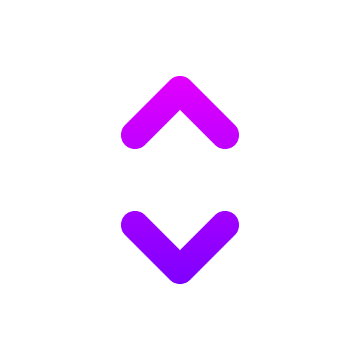 oben unten Generic gradient outline icon